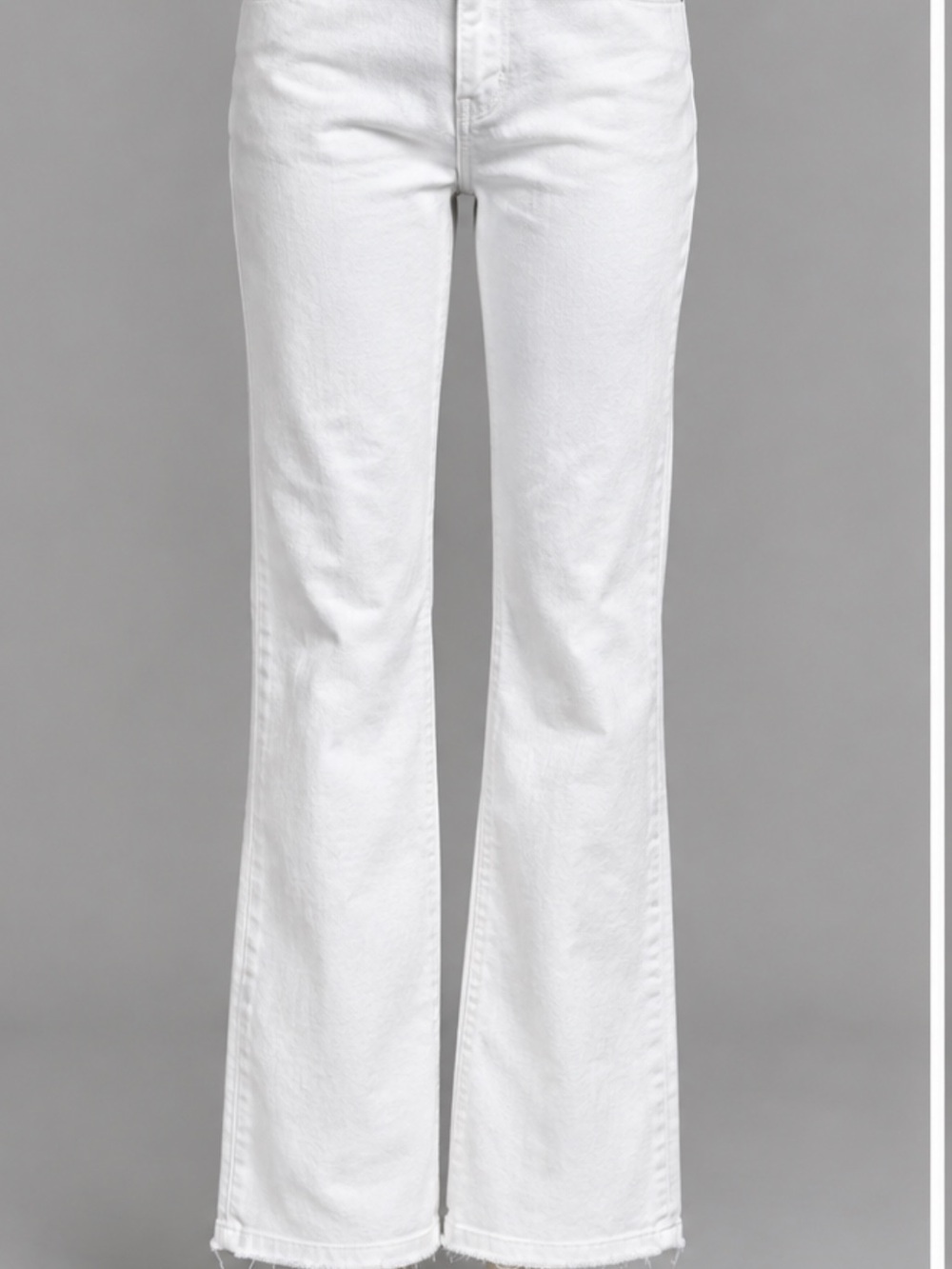 GAP White Flare Wide-Leg Jeans